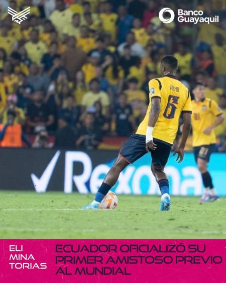 Ecuador oficializó su primer amistoso previo al Mundial