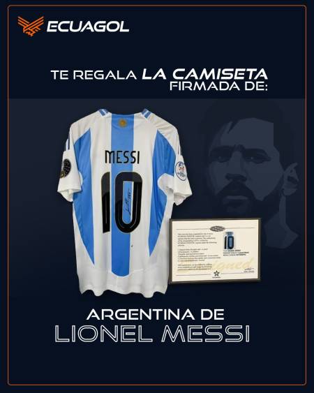 La camiseta de Messi puede ser tuya