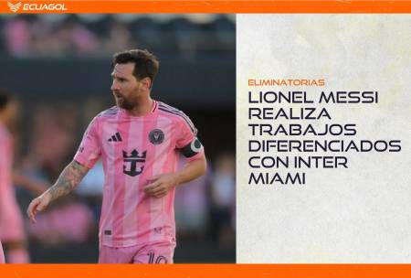 ATENTO BECCACECE: Lionel Messi sigue sin entrenar con Inter Miami