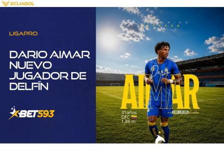 Dario Aimar es nuevo jugador de Delfín para la temporada 2026